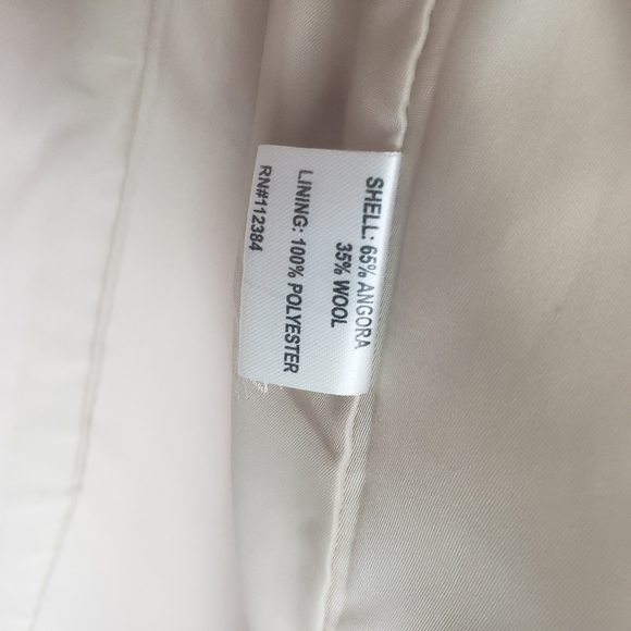 Calvin Klein Womens Angora/Wool Blend Coat Size 4 - Picture 11 of 12